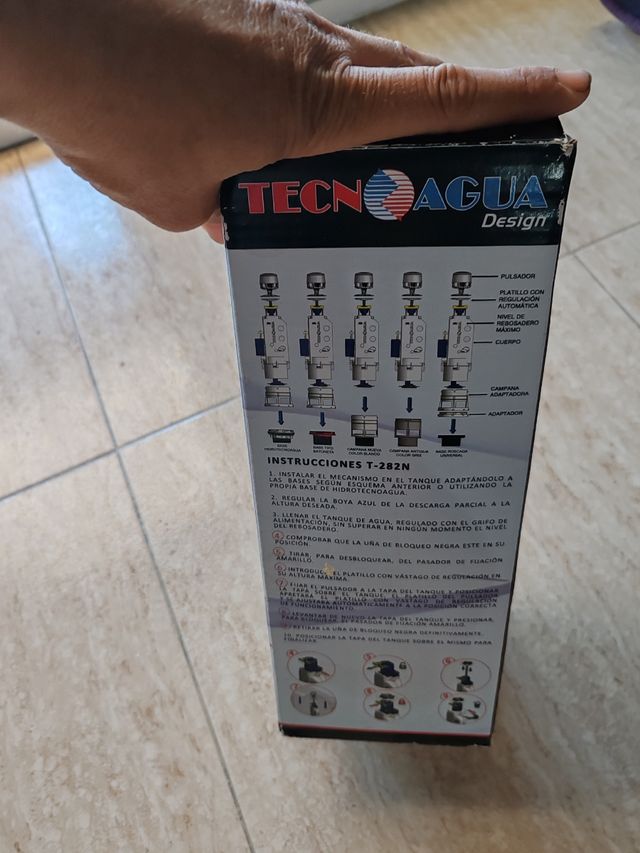 Mecanismo Descarga Doble TECNOAGUA T-282N