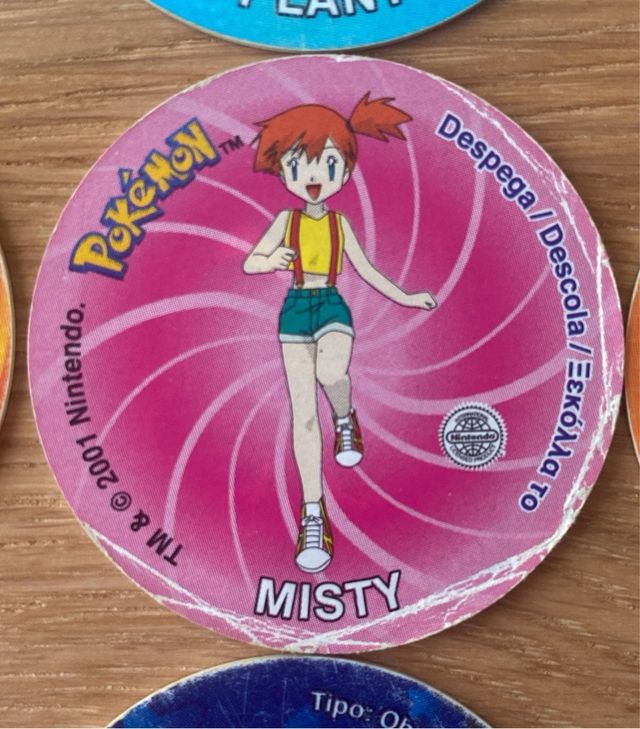 Pokemon Sticker Tazos