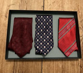 Cravatte vintage 100% seta