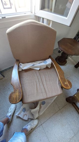 Conjunto muebles madera salón