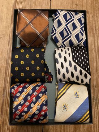Cravatte pura seta vintage