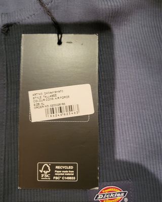 Polo Dickies azul XL mujer