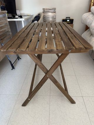 Mesa jardín plegable 4 sillas