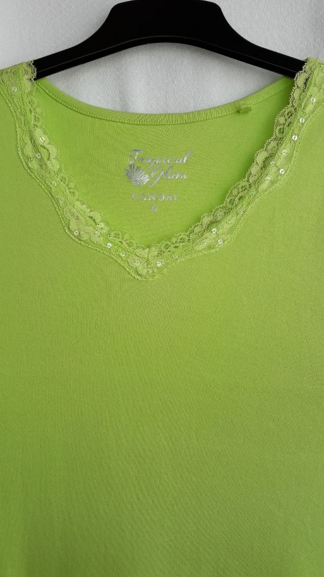 Camiseta verde intenso, CyA, Canda.