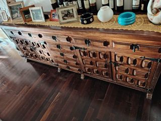 Tavolo legno massello + 8 sedie
