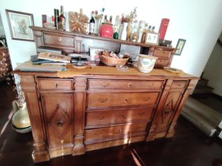 Tavolo legno massello + 8 sedie