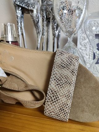 Sandalias planas MARYPAZ beige