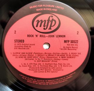 LP 1981 🇬🇧 JOHN LENNON - ROCK 'N' ROLL