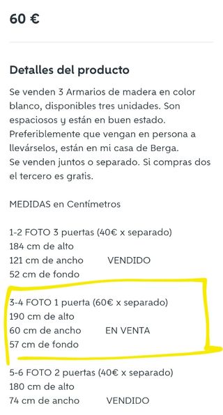 Armario Ikea blanco - Nuevo