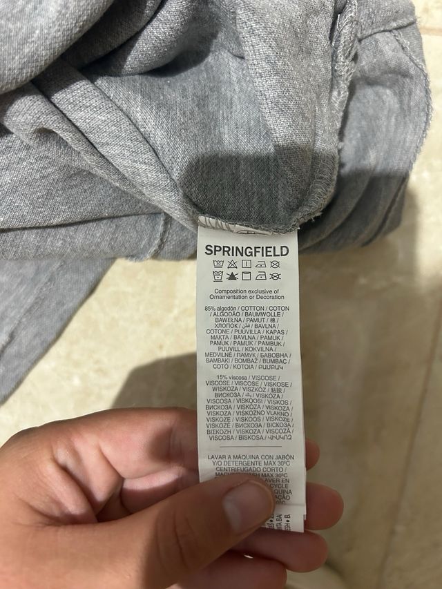 Polo Springfield gris - Talla L