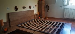 Cama Tatami 135cm + Cabecero + Mesillas