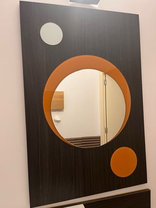 Mueble recibidor con espejo