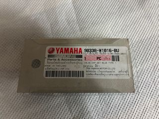 Tappi valvole pneumatici Yamaha blu in ergal