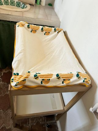 Cambiador bebé madera
