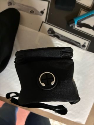 kit bici composto da specchi,lucchetto,borsello