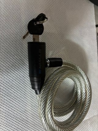 kit bici composto da specchi,lucchetto,borsello