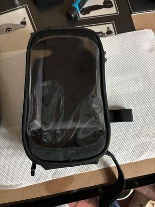 kit bici composto da specchi,lucchetto,borsello