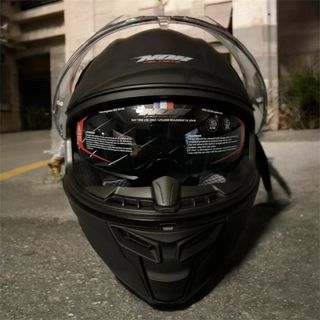 Casco moto NOX N303S nero opaco Tg L