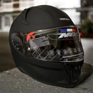 Casco moto NOX N303S nero opaco Tg L