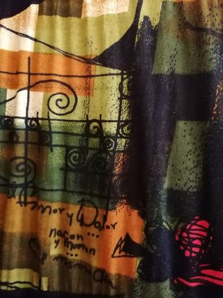 Paramita. Vestido midi multicolor