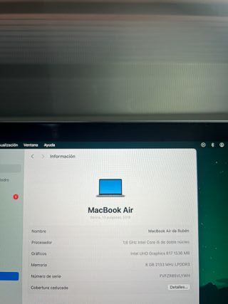 MacBook Air 2019 Gris Espacial 13.3"