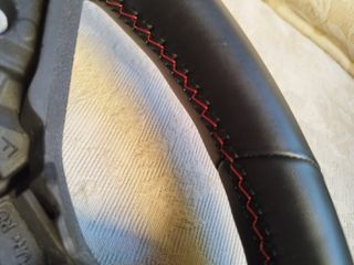 Volante BMW pelle cuciture rosse