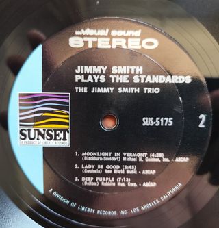 LP 1967 🇺🇸 JIMMY SMITH - PLAYS THE STANDARS