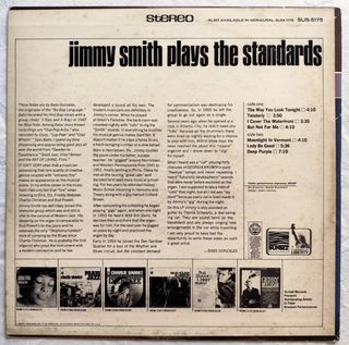 LP 1967 🇺🇸 JIMMY SMITH - PLAYS THE STANDARS