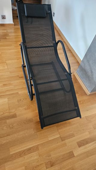 Sedia da terrazza nera