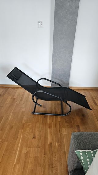 Sedia da terrazza nera