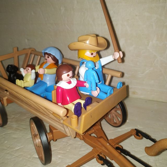 PLAYMOBIL - Carreta Familia Vintage 3503