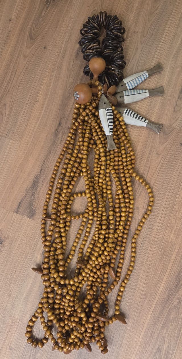 Amuleto Brasileño - Cuentas de Madera