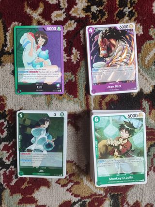 Lote de 80 cartas One Piece TCG – Líder Lim