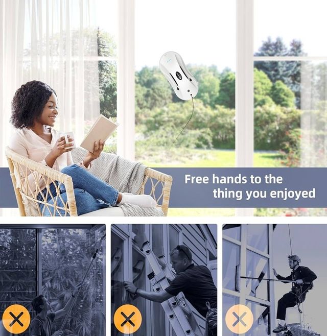 Limpiacristales inteligente Alfabot X7