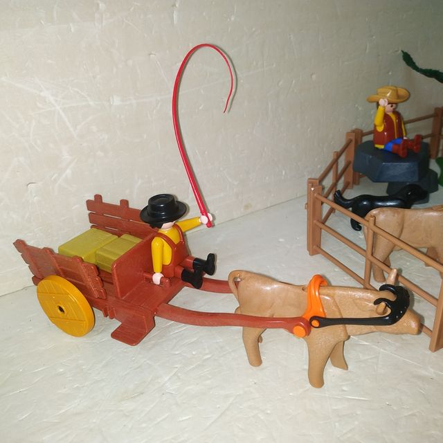 PLAYMOBIL - Lote Granja Vintage Cerco Vacas