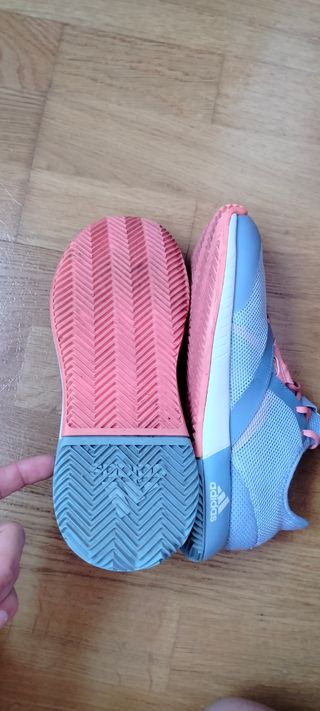 Zapatillas Adidas Adizero Defiant Gris-Naranja 37