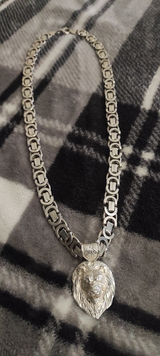 Cadena Chanel plata maciza