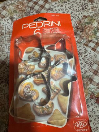 Set 6 Tagliabiscotti Pedrini Vintage