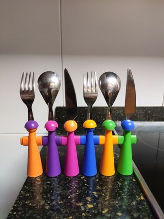 lote Cubiertos infantiles, 6 piezas