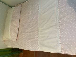 Cama infantil blanca 150cm  x  80cm