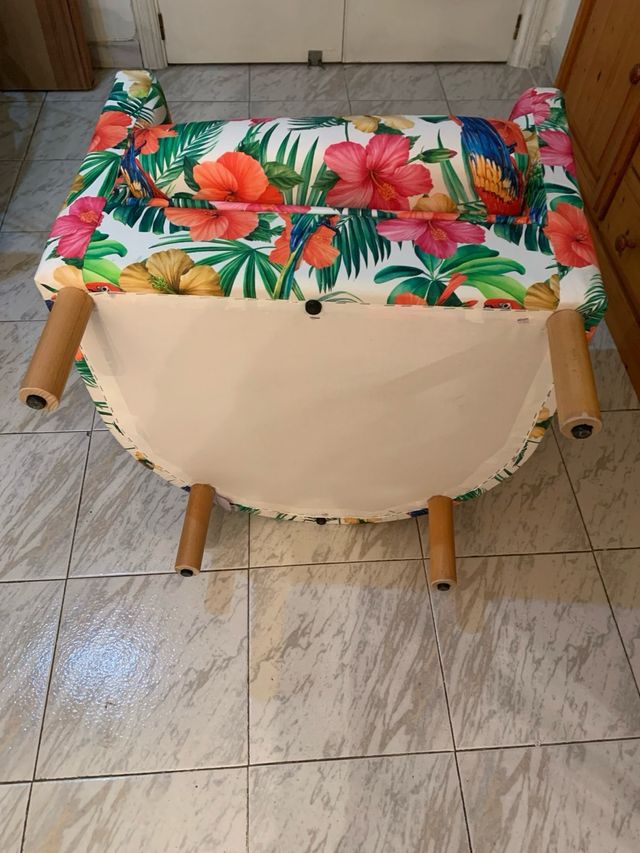 Butaca estampada loros - Tropical