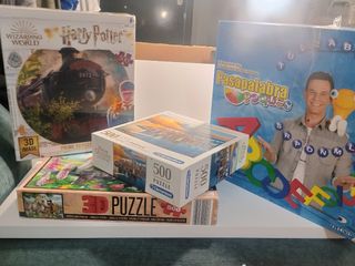 Puzzles 500 piezas + Pasapalabra Peques