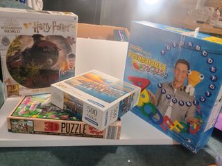 Puzzles 500 piezas + Pasapalabra Peques