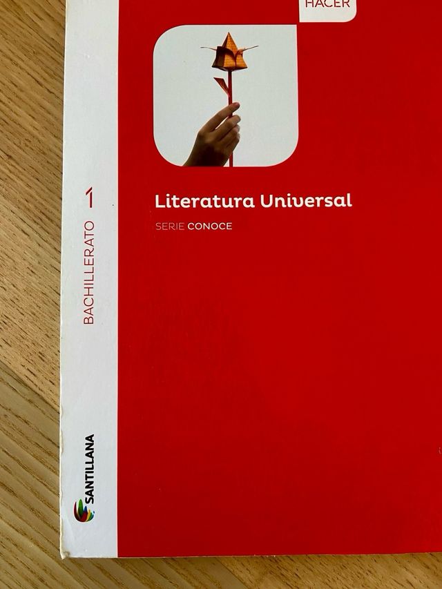 LITERATURA UNIVERSAL. 1 BACHILLERATO. SANTILLANA