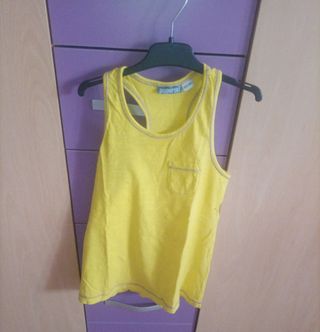 Camiseta tirantes amarilla