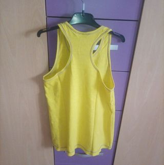 Camiseta tirantes amarilla