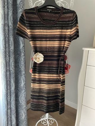 Vestido Massimo Dutti rayas