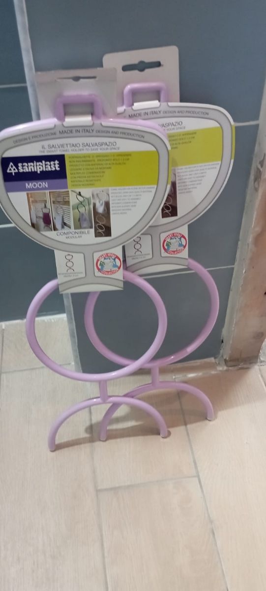 Portasciugamani Moon - rosa