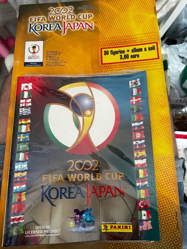 Álbum Mundial 2002 Panini pack inicio