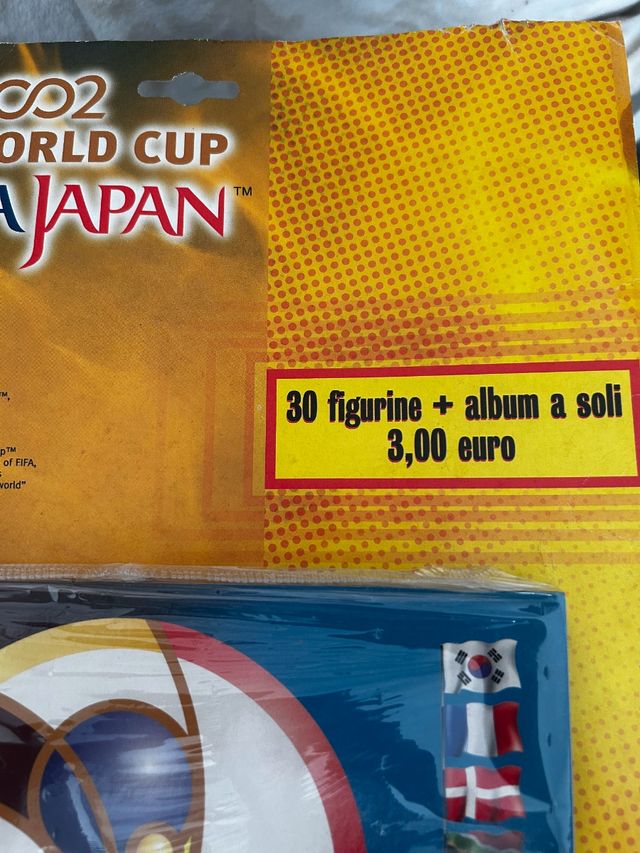 Álbum Mundial 2002 Panini pack inicio